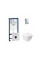 Інсталяція Grohe Rapid SL 38721001 + унітаз з сидінням Qtap Jay QT07335176W