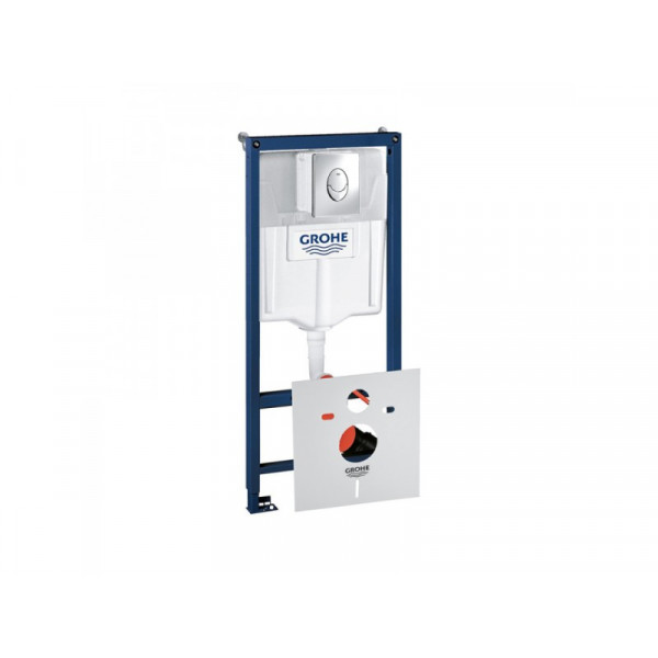 Інсталяція Grohe Rapid SL 38721001 + унітаз з сидінням Qtap Jay QT07335176W
