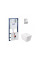 Інсталяція Grohe Rapid SL 38772001 + унітаз з сидінням Qtap Crow QT05335170W