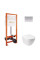 Інсталяція Qtap Nest QTNESTM425M11CRM + унітаз з сидінням Jay QT07335176W