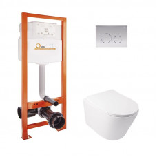 Інсталяція Qtap Nest QTNESTM425M11SAT + унітаз із сидінням Swan QT16335178W