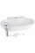 Раковина для ванної Qtap Cardinal QT0411K177W
