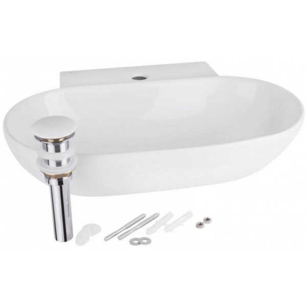 Раковина для ванної Qtap Cardinal QT0411K177W