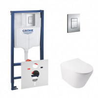 Інсталяція Grohe Rapid SL 38772001 + унітаз Qtap Swan QT16335178W