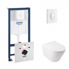 Інсталяція Grohe Rapid SL 38722001 + унітаз Qtap Swan QT16335178W