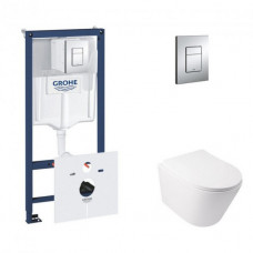 Інсталяція Grohe Rapid SL 38827000 + унітаз Qtap Swan QT16335178W
