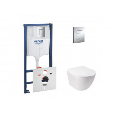 Інсталяція Grohe Rapid SL 38772001 + унітаз Qtap Jay QT07335176W