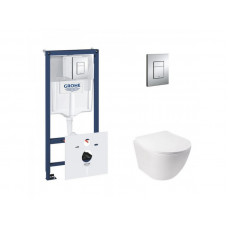 Інсталяція Grohe Rapid SL 38827000 + унітаз Qtap Jay QT07335176W