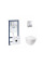 Інсталяція Grohe Rapid SL 38827000 + унітаз Qtap Jay QT07335176W