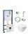 Інсталяція Grohe Rapid SL 38772001 + унітаз Jay QT07335176W + гігієнічний набір Grohe BauClassic 111048