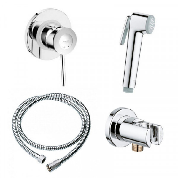 Інсталяція Grohe Rapid SL 38772001 + унітаз Jay QT07335176W + гігієнічний набір Grohe BauClassic 111048