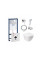 Інсталяція Grohe Rapid SL 38721001 + унітаз Jay QT07335176W + гігієнічний набір Grohe BauClassic 111048