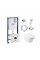 Інсталяція Grohe Rapid SL 38772001 + унітаз Swan QT16335178W + гігієнічний набір Grohe BauClassic 111048