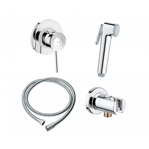 Інсталяція Grohe Rapid SL 38772001 + унітаз Swan QT16335178W + гігієнічний набір Grohe BauClassic 111048