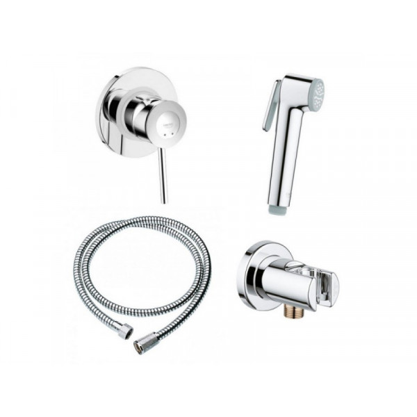 Інсталяція Grohe Rapid SL 38722001 + унітаз Swan QT16335178W + гігієнічний набір Grohe BauClassic 111048