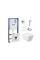 Інсталяція Grohe Rapid SL 38772001 + унітаз Crow QT05335170W + гігієнічний набір Grohe BauLoop 111042