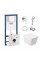 Інсталяція Grohe Rapid SL 38722001 + унітаз Crow QT05335170W + гігієнічний набір Grohe BauLoop 111042