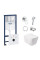 Інсталяція Grohe Rapid SL 38827000 + унітаз Crow QT05335170W + гігієнічний набір Grohe BauLoop 111042