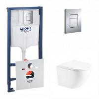 Інсталяція Grohe Rapid SL 38722001 + унітаз Qtap Robin QT1333046ENRW