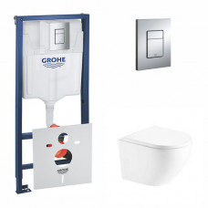 Інсталяція Grohe Rapid SL 38722001 + унітаз Qtap Robin QT1333046ENRW