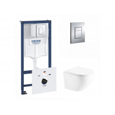 Інсталяція Grohe Rapid SL 38772001 + унітаз Qtap Robin QT1333046ENRW