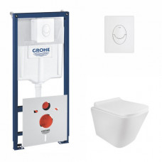 Інсталяція Grohe Rapid SL 38772001 + унітаз Qtap Tern QT1733052ERW