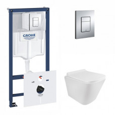 Інсталяція Grohe Rapid SL 38722001 + унітаз Qtap Tern QT1733052ERW