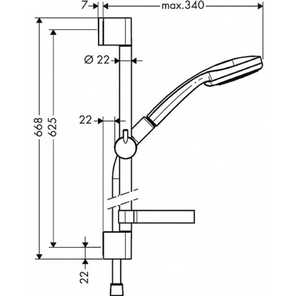 Hansgrohe Croma 100 27772000
