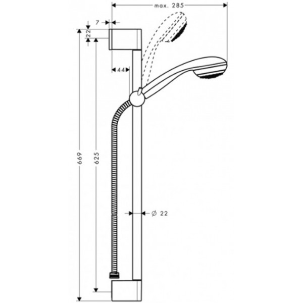 Hansgrohe Crometta 85 27728000