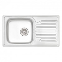 Кухонна мийка Qtap 7843 Satin 0,8 мм (QT7843SAT08)