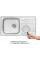 Кухонна мийка Qtap 7843 Micro Decor 0,8 мм (QT7843MICDEC08)