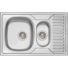 Кухонна мийка Qtap 7850-B Micro Decor 0,8 мм (QT7850BMICDEC08)