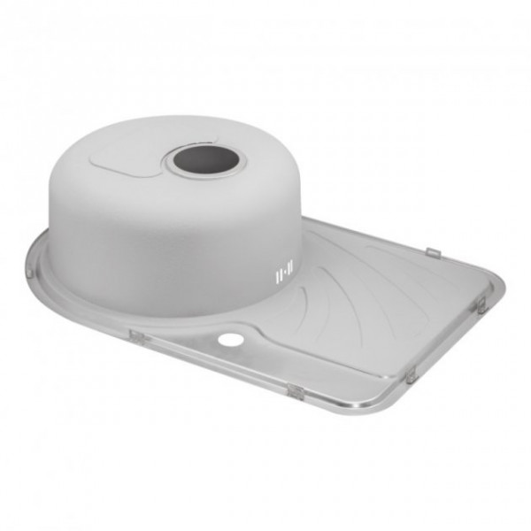 Кухонна мийка Qtap 6744L Micro Decor 0,8 мм (QT6744LMICDEC08)