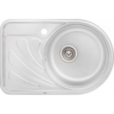 Кухонна мийка Qtap 6744R Satin 0,8 мм (QT6744RSAT08)
