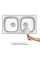 Кухонна мийка Qtap 7843 Micro Decor 0,8 мм (QT7843MICDEC08)