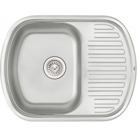 Кухонна мийка Qtap 6349 Satin 0,8 мм (QT6349SAT08)
