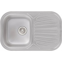 Кухонна мийка Qtap 7448 Micro Decor 0,8 мм (QT7448MICDEC08)