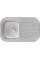 Кухонна мийка Qtap 7448 Micro Decor 0,8 мм (QT7448MICDEC08)