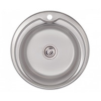 Кухонна мийка Lidz 510-D Satin 0,6 мм (LIDZ510D06SAT)