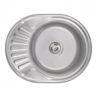 Кухонна мийка Lidz 5745 Satin 0,6 мм (LIDZ574506SAT)