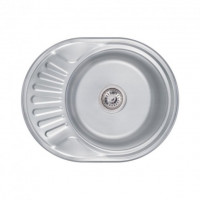 Кухонна мийка Lidz 6044 Decor 0,8 мм (LIDZ6044DEC)