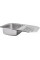 Кухонна мийка Lidz 7549 Satin 0,8 мм (LIDZ7549SAT8)