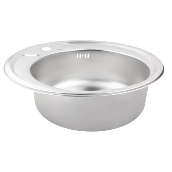 Кухонна мийка Lidz 490-A Micro Decor 0,8 мм (LIDZ490ADEC)