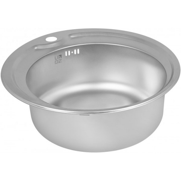 Кухонна мийка Lidz 510-D Micro Decor 0,8 мм (LIDZ510DEC)