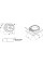 Кухонна мийка Lidz 5745 Micro Decor 0,8 мм (LIDZ5745MDEC)