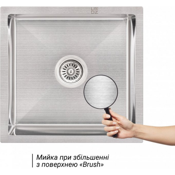 Кухонна мийка Lidz H4745 Brush 3.0/1.0 мм (LIDZH4745BRU3010)