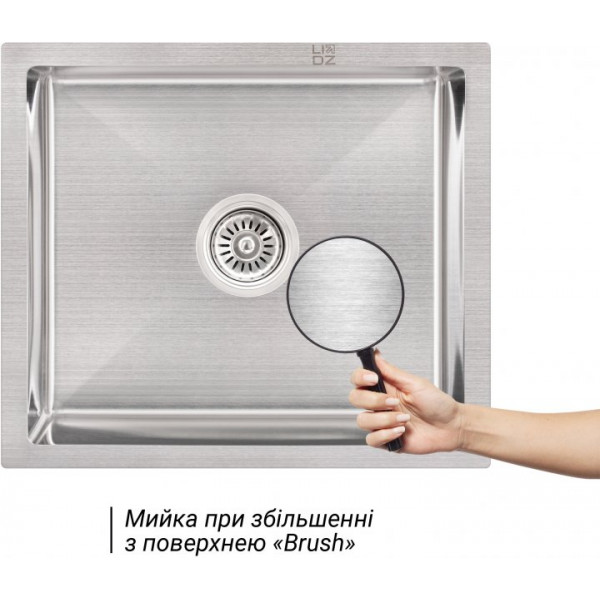 Кухонна мийка Lidz H5245 Brush 3.0/1.0 мм (LIDZH5245BRU3010)