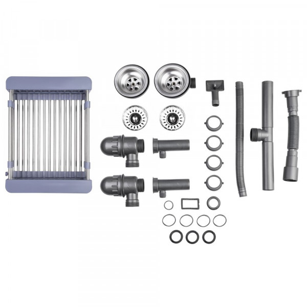 Кухонна мийка Lidz H7843 Brush 3.0/1.0 мм (LIDZH7843BRU3010)