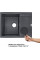 Кухонна мийка Lidz 625x500/200 BLM-14 (LIDZBLM14625500200)