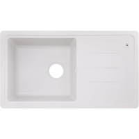 Кухонна мийка Lidz 780x435/200 WHI-01 (LIDZWHI01780435200)